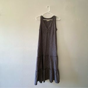 PACT Striped Sleeveless Sundress w/Pockets